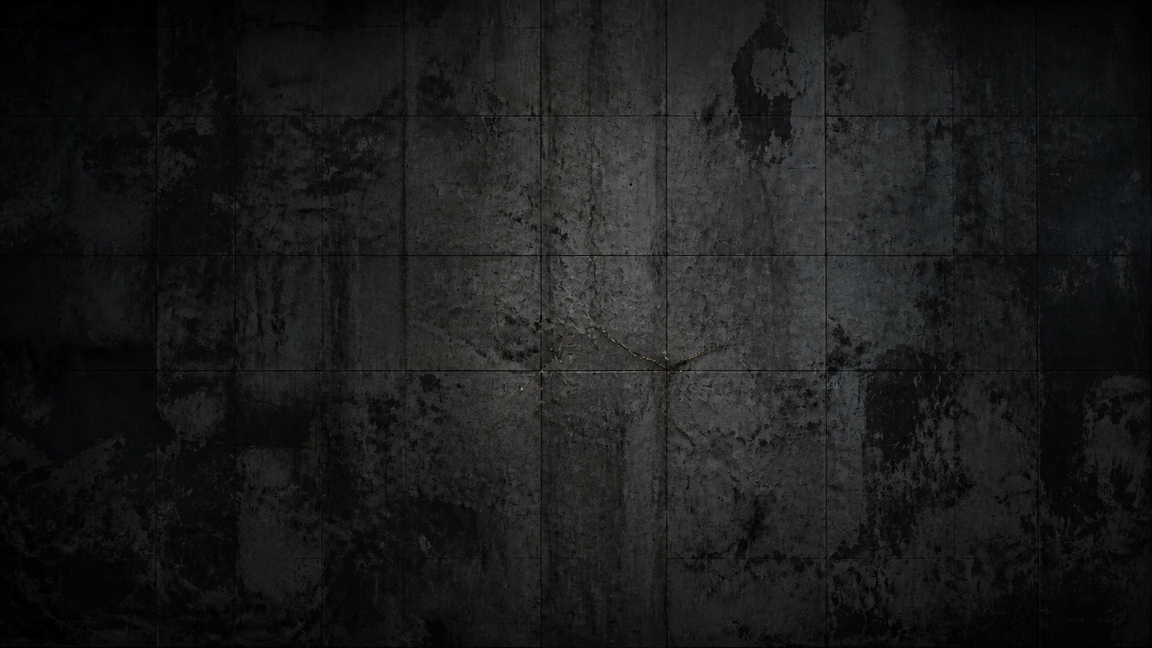 Dark concrete wall before the transformation